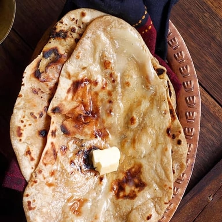 Savor our butter naan