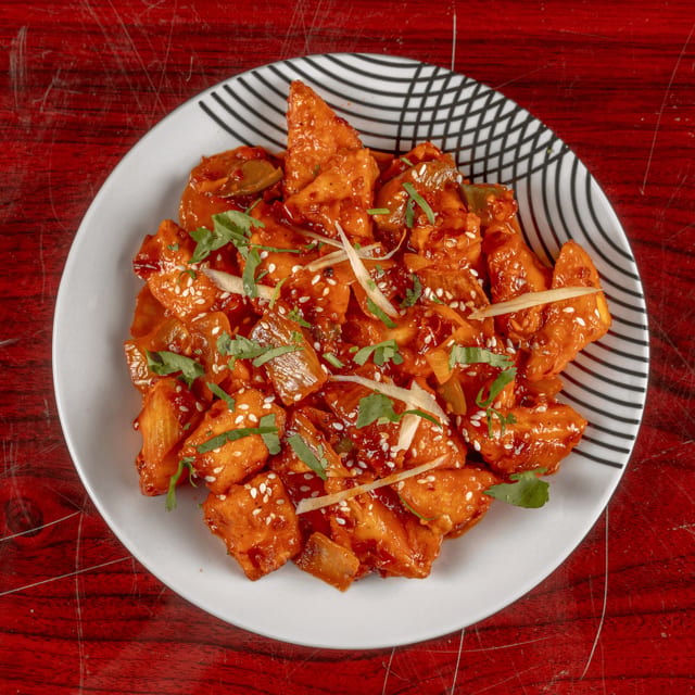 Chilli Paneer.