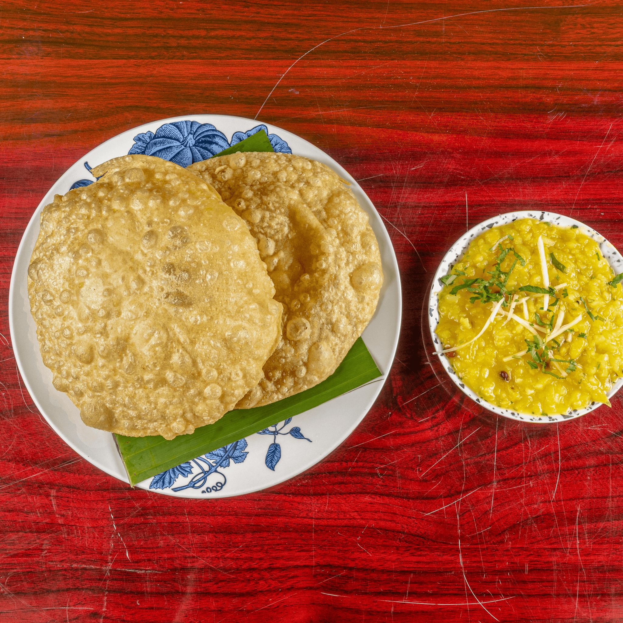 Poori Aloo Bhaji.