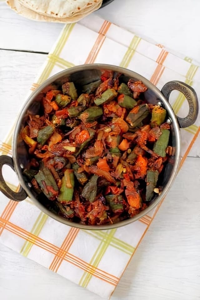 Okra / Bhindi Masala.